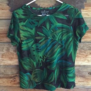 Carol Little Botanical dressy tee